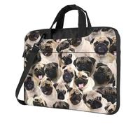 FBGHHTY Borsa funzionale sveglia e leggera del computer portatile della stampa del carlino sveglio delle borse per il vario computer portatile, Nero , 15.6 inch