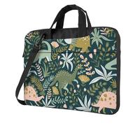 FBGHHTY Borsa funzionale sveglia e leggera del computer portatile della stampa del dinosauro sveglio insacca per il vario computer, Nero , 14 inch