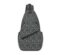 FBGHHTY Bunny RabbitPrint Cross Chest Bag per uomo donna zaino a tracolla lavoro quotidiano avventure all'aperto viaggi