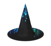 FBGHHTY Copricapo per adulti con stampa a righe blu, per feste in casa, carnevale, feste in maschera