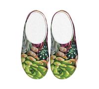 FBGHHTY Graziose pantofole da casa con stampa grassa per uomini e donne, versatili ed eleganti, suola in TPR per interni ed esterni