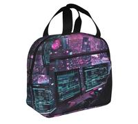 FBGHHTY Hacker Era - Borsa termica per il pranzo, pasti, bevande, bambini, adolescenti, studenti, viaggi, scuola