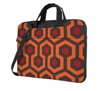 FBGHHTY Il computer portatile funzionale brillante della stampa di Overlook insacca la borsa sveglia e leggera per il vario computer portatile, Nero , 14 inch