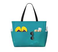 FBGHHTY Sea Print Borsa da viaggio impermeabile da spiaggia leggera per vacanze estive campeggio attività all'aperto