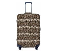 FBGHHTY Serpentine Pattern Stampa Universale Valigia Copertura Elastico Bagagli Viaggio Protector Lavabile Elasticizzato, Nero , M, Bagaglio a mano