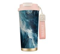 FBGHHTY Tazza da caffè in acciaio inox con stampa Within The Tides Tazza da viaggio Home Office Outdoor Camping Bevande Container