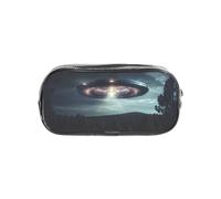 Fbghhty UFO at Night - Astuccio trasparente per studenti, ragazzi, ragazze, cancelleria, organizer