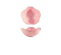 FBHDKJNFG Ciotoline in ceramica per salse 4.5 inch Ceramic Tray For Refreshments Spice Dessert And Sauce Multicolor(D Pink)