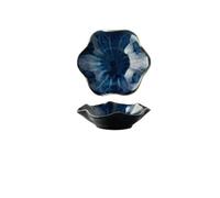 FBHDKJNFG Ciotoline in ceramica per salse 4.5 inch Ceramic Tray For Refreshments Spice Dessert And Sauce Multicolor(B Blue-02)