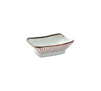 FBHDKJNFG Ciotoline in ceramica per salse Ceramic Appetizer Plates Japan Rectangle For Soy Sauce Sushi Dessert Dip Multicolor(Roze)