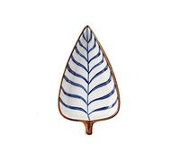 FBHDKJNFG Ciotoline in ceramica per salse Ceramic Dip Bowls Set Leaf Shape Soy Dipping Seasoning Appetizer Snack Kitchen Multicolor(4)