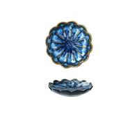 FBHDKJNFG Ciotoline in ceramica per salse Ceramic Dipping Dish Multicolor For Sushi Soy Sauce Home Desktop Snack Plates(Blauw)