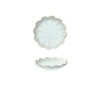 FBHDKJNFG Ciotoline in ceramica per salse Ceramic Dipping Dish Multicolor For Sushi Soy Sauce Home Desktop Snack Plates(White)