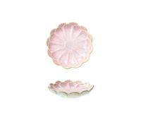 FBHDKJNFG Ciotoline in ceramica per salse Ceramic Dipping Dish Multicolor For Sushi Soy Sauce Home Desktop Snack Plates(Roze)