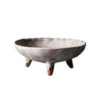FBHDKJNFG Ciotoline in ceramica per salse Ceramic Fruit Snack Dessert Dinner Plate Black And White(White)