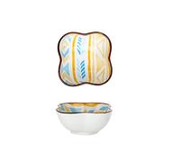 FBHDKJNFG Ciotoline in ceramica per salse Ceramic Plate For Fruit Snacks And Sauce Seasoning