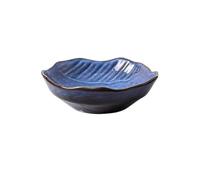 FBHDKJNFG Ciotoline in ceramica per salse Ceramic Sauce Dish Bowl Plate Multicolor For Hotel Salad Snack Cold Dish Tableware(Blauw)