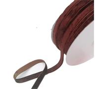 FBHDKJNFG Nastro di Velluto Multicolore. Nastri di Velluto Decorazioni for Feste di Nozze Multicolori Confezioni Regalo Fai da Te for Cucire Fiocchi di Capelli(Coffee)