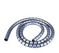 FBHDKJNFG Pulizia del Cavo, Multicolor Spiral Wrap 10-40mm 1-5 Meter Cable Tube Protector(Gris,ID30mm 1 Meter)