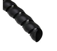 FBHDKJNFG Pulizia del Cavo, Spiral Cable Wrap 1 Meter ID 8-28mm Multicolor(Svart,ID 12mm)