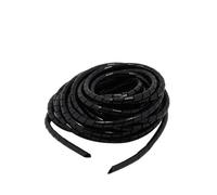 FBHDKJNFG Pulizia del Cavo, Spiral Cable Wrap 12m 8mm ID Polyethylene Wire Protection Tube(Svart)