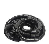 FBHDKJNFG Pulizia del Cavo, Spiral Cable Wrap Sleeve for Car Home Office Cord Management Multicolor Multiple Sizes(Svart,10mm(8 Meters))