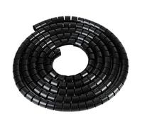 FBHDKJNFG Pulizia del Cavo, Spiral Wrap 1 Meter Multicolor 8-42mm(Svart,32mm Inside Diameter)