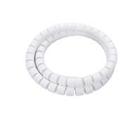 FBHDKJNFG Pulizia del Cavo, Spiral Wrap 1 Meter Multicolor 8-42mm(White,10mm Inside Diameter)