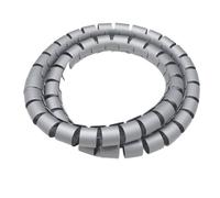 FBHDKJNFG Pulizia del Cavo, Spiral Wrap Cable Protector Multicolor 8mm/10mm ID 1 Meter/3 Meter(Gris,10MM 1 Meter)
