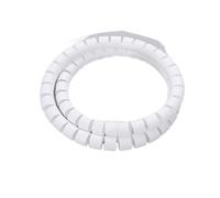 FBHDKJNFG Pulizia del Cavo, Spiral Wrap Cable Wire Protector Organizer 1 Meter Multicolor 8-42mm Inside Diameter(White,22mm Inside Diameter)