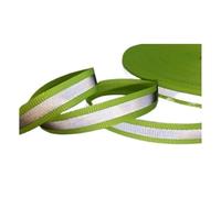 FBHDKJNFG Tessuto Riflettente, 5 Yards 10mm Multicolor Reflective Fabric Reflector Tape for Sewing Strap Vest Webbing(Groen)