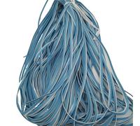 FBHDKJNFG Tessuto Riflettente, Reflective Edging Strip 5 Meters Multicolor for School Uniform Luggage Pants Hat DIY Rope(Blauw)