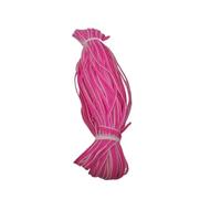 FBHDKJNFG Tessuto Riflettente, Reflective Edging Strip 5 Meters Multicolor for School Uniform Luggage Pants Hat DIY Rope(Roze)