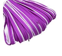 FBHDKJNFG Tessuto Riflettente, Reflective Fabric Edge Sewing Ribbon 5 Yards 9mm Multicolor for Home And Clothing DIY(Purple)