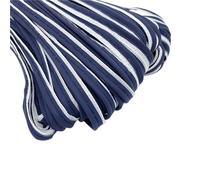 FBHDKJNFG Tessuto Riflettente, Reflective Fabric Edge Sewing Ribbon 5 Yards 9mm Multicolor for Home And Clothing DIY(Deep Blue)