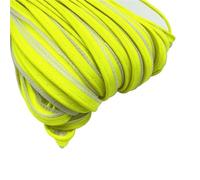 FBHDKJNFG Tessuto Riflettente, Reflective Fabric Edge Sewing Ribbon 5 Yards 9mm Multicolor for Home And Clothing DIY(Groen)