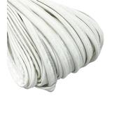 FBHDKJNFG Tessuto Riflettente, Reflective Fabric Edge Sewing Ribbon 5 Yards 9mm Multicolor for Home And Clothing DIY(White)