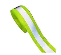 FBHDKJNFG Tessuto Riflettente, Reflective Fabric Ribbon 5 Yards 20 mm Multicolor for Sewing Strap Webbing(Color-04)
