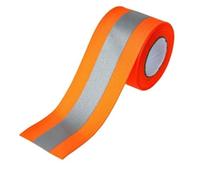 FBHDKJNFG Tessuto Riflettente, Reflective Fabric Safety Tape for Clothing Webbing Sew On Multicolor Multiple Sizes(5cmx5m Red)