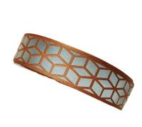 FBHDKJNFG Tessuto Riflettente, Reflective Webbing Printing Tape 2.5 cm by 5 m Multicolor for Sewing Clothing And Bags(Bruin)