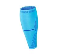 FBHFSUIEF 1 pz. Protezione a compressione antiscivolo in maglia for la parte inferiore della gamba, for calzini da calcio e basket all'aperto(Blue,M)