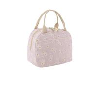 FBHFSUIEF 2 pezzi Borsa da picnic in cotone, piccola borsa a mano, contenitore for cena, sacchetti for la conservazione degli alimenti for adulti(Pink)