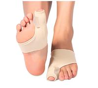 FBHFSUIEF 2 pezzi Scaldamuscoli in gel, manicotto protettivo in silicone, separatore dita, supporto for alluce valgo, pedicure ortopedico