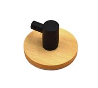 FBHFSUIEF Appendiabiti, ganci da parete, 1/2/3 grucce in legno autoadesive, gancio, appendiabiti, ombrello, vestiti, borse, portaoggetti cucina e bagno(1)