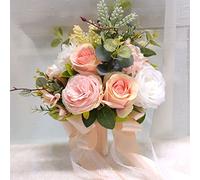 FBHFSUIEF Bouquet da sposa, fiori artificiali, che tiene i, artificialiFiori