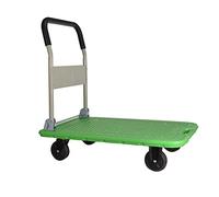 FBHFSUIEF Carrello a mano, carrello multifunzionale con piattaforma su ruote, maniglia pieghevole in metallo, aperta, for da trasloco di librerie e ristoranti
