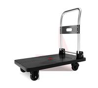 FBHFSUIEF Carrello con pianale robusto, girevole a 4 ruote e fissa for casa, libreria, hotel