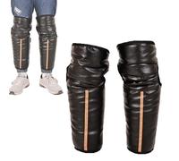 FBHFSUIEF Cinghie regolabili antivento e resistenti al freddo, ganci anti-caduta, 1 paio di ginocchiere, cinghie adesive lunghe(Midlength Adhesive Straps)