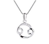 FBHFSUIEF Collana in argento sterling S925 for donne Segni zodiacali con zirconi accessori moda Cancro Gioielli regalo for ragazze