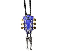 FBHFSUIEF For uomo - Cravatta Bola alla moda in corda di cuoio fatta a mano, cravatta casual con pochi soldi, tendenza della personalità dei gioielli novità(Blue)